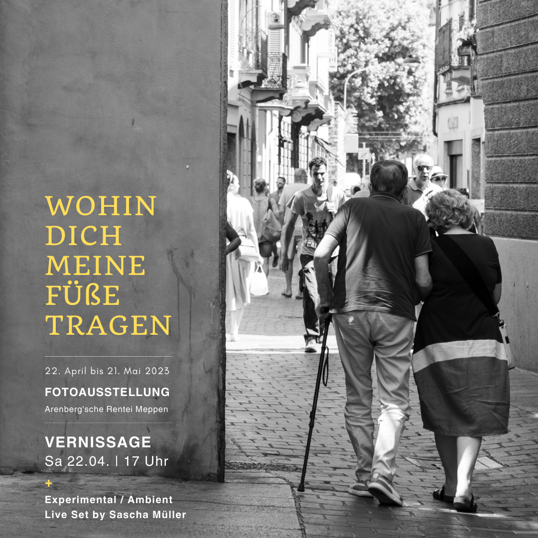 Flyer Vernisage 22.04.2023 - Janet Große Fotografin - Ausstellungen